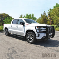 Westin Premier 4 Oval Nerf Step Bars - 85 in - Black - Mammoth Racing -