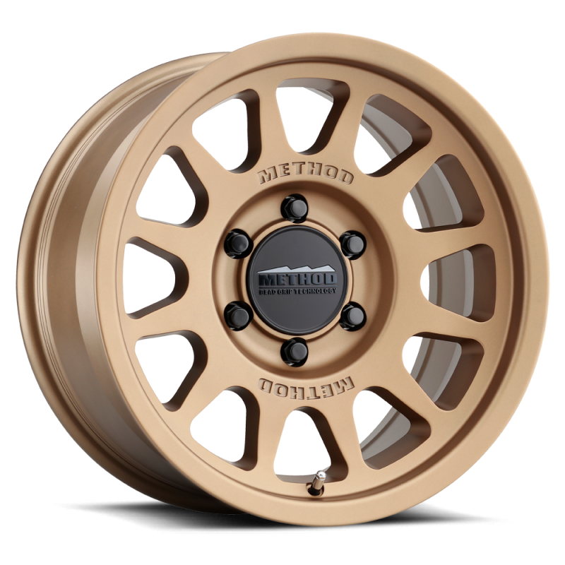 Method Mr703 17x8.5 +35mm Offset 6x5.5 106.25mm CB Method Bronze Wheel - Mammoth Racing -