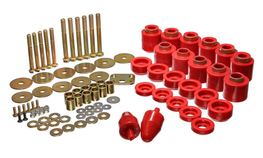 Energy Suspension 1in Body Lift Kit - Red - My Store