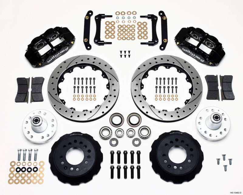 Wilwood Narrow Superlite 6R Front Hub Kit 12.88in Drilled 79-81 Camaro - Mammoth Racing -