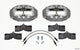 Wilwood D8-4 Front Caliper Kit Clear Corvette C2 / C3 65-82 - Mammoth Racing -