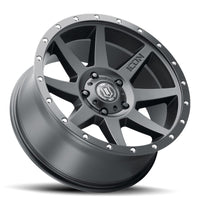 Icon Rebound 20x9 5x150 16mm Offset 5.625in BS Satin Black Wheel - Mammoth Racing -