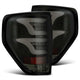 AlphaRex 09-14 Ford F-150 (Excl Flareside Truck Bed Models) PRO-Series LED Tail Lights Jet Black - Mammoth Racing -