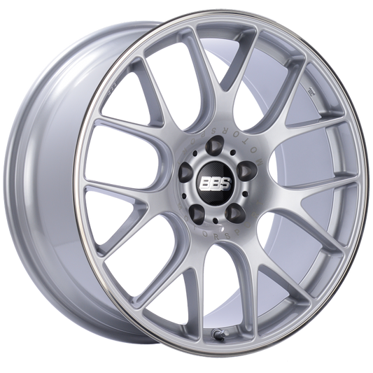 BBS CH-R 20x9 5x112 ET25 Brilliant Silver Polished Rim Protector Wheel -82mm PFS/Clip Required - Mammoth Racing -