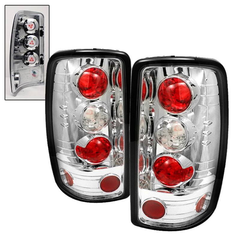 Spyder Chevy Suburban/GMC Yukon/ Yukon Denali 00-06 Euro Tail Lights Chrm ALT-YD-CD00-BD-C - Mammoth Racing -