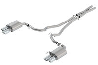 Borla S-Type Cat Back 18-20 Ford Mustang GT Convertible 2.5in pipe 4in tip - My Store