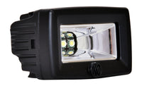 KC HiLiTES C-Series 2in. C2 LED Light 20w Area Flood Beam (Pair Pack System) - Black - Mammoth Racing -