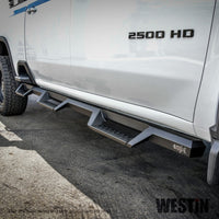 Westin 2020 Chevy Silverado 2500/3500 Crew Cab (6.5ft Bed) HDX W2W Nerf Step Bars - Textured Black - Mammoth Racing -