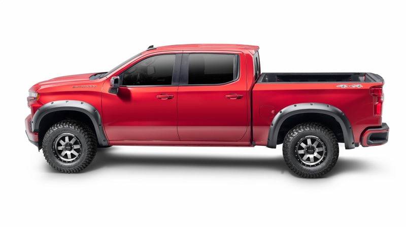 Bushwacker Chevy 16-18 1500 / 15-19 2500/2300 Forge Style Flares 4pc - Black - Mammoth Racing -