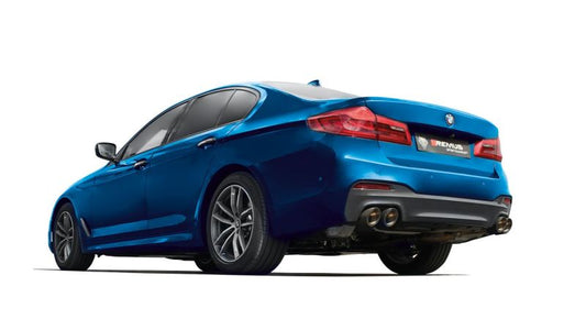Remus 2017 BMW M550I xDrive G30 Sedan 4.4L (N63R) Axle Back Exhaust (Tail Pipes Req) - Mammoth Racing -