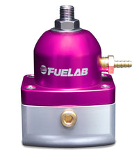 Fuelab 515 EFI Adjustable FPR 25-90 PSI (2) -10AN In (1) -6AN Return - Purple - Mammoth Racing -