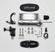Wilwood HV Tandem M/C Kit w L/H Bracket & Prop Valve - 15/16in Bore Ball Burnished-W/Pushrod - My Store