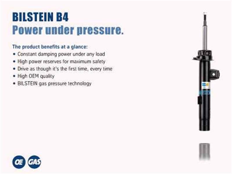 Bilstein B4 00-02 Jaguar S-Type Base Front 46mm Monotube Shock Absorber - Mammoth Racing -
