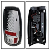 Spyder Chevy Silverado 1500/2500 03-06 (Does Not Fit Stepside)LED Tail Lights Chrm ALT-YD-CS03-LED-C - Mammoth Racing -