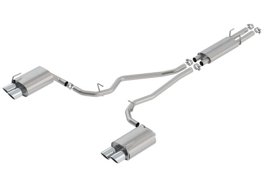 Borla 2020 Ford Explorer ST 3.0L V6 2.25in S-type Exhaust - Chrome Tips - My Store