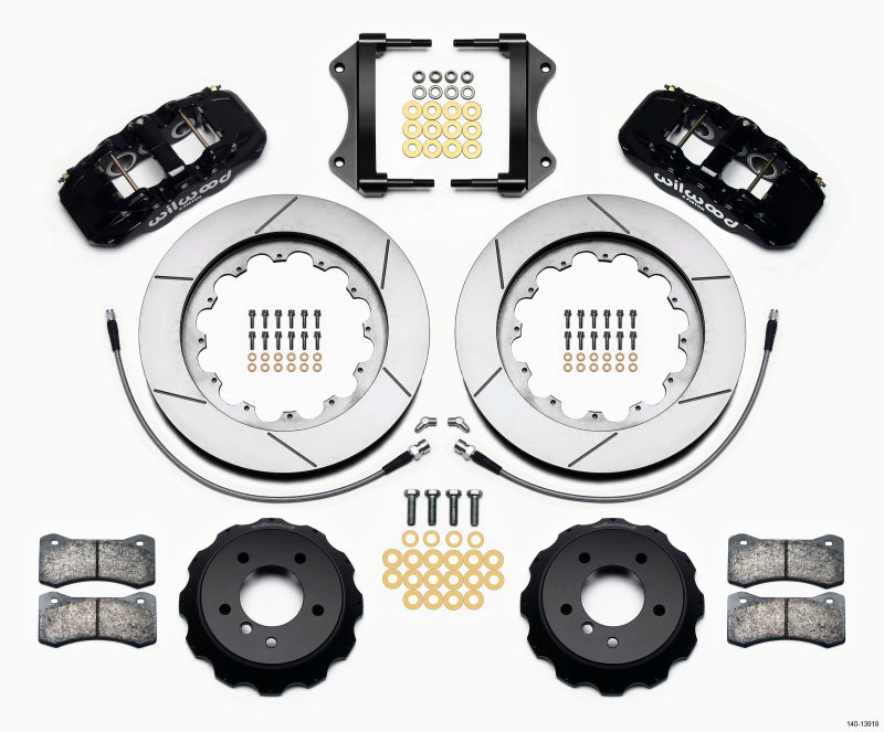 Wilwood Aero6 Front Hat Kit 15.00 2007-2011 BMW E90 Series w/Lines - My Store