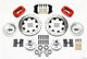 Wilwood Forged Dynalite Front Kit 12.19in Drill-Red Magnum Force Drop Spndle - Mammoth Racing -