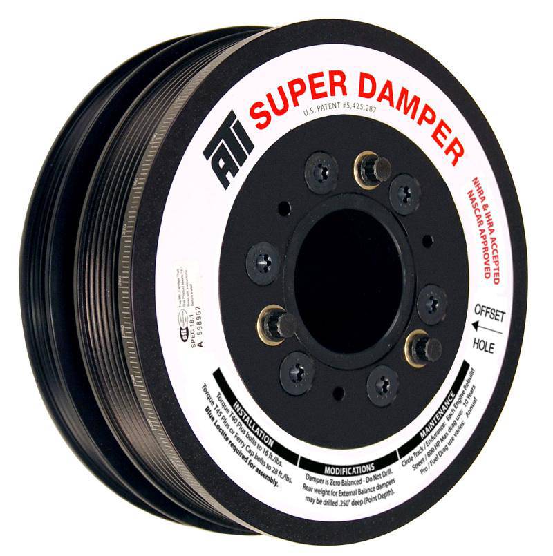 ATI Damper - 7.48in - Alum - 6/4 Grv - LS3 Camaro - 10-15 - Gen 3 Vortec Truck - LS - My Store