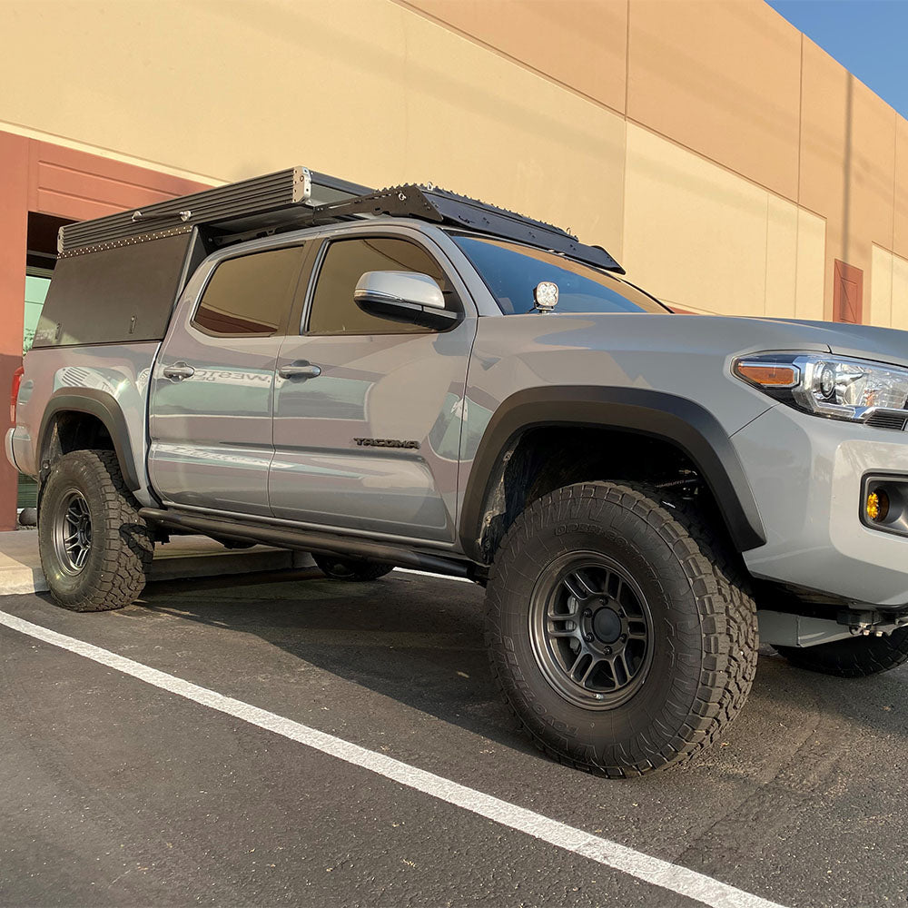 Toyota, Tacoma, 0 DEG W TOP Plates, MIG Hrew, Black - My Store