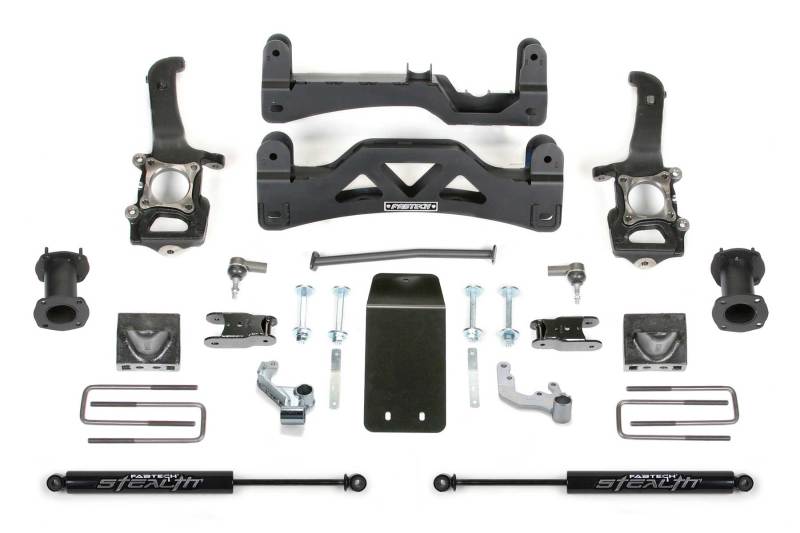 Fabtech 2014 Ford F150 4WD 6in Basic Sys w/Stealth - Mammoth Racing -