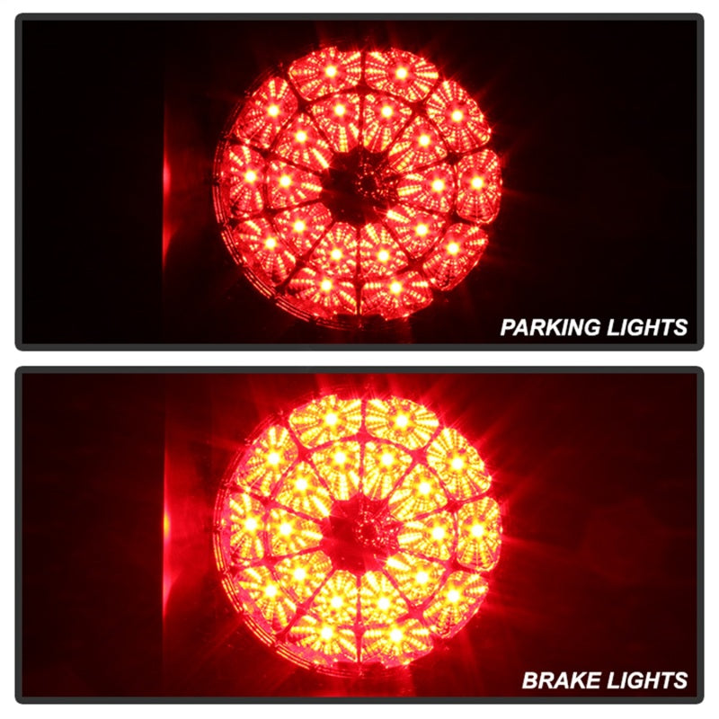 Spyder Toyota Tundra 07-13 LED Tail lights Black ALT-YD-TTU07-LED-BK - Mammoth Racing -