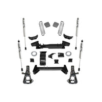 Superlift 01-10 Chevy Silv 2500HD/3500 4WD Knuckle Kit 6in Lift Kit w/ Fox 2.0 Shocks - Mammoth Racing -