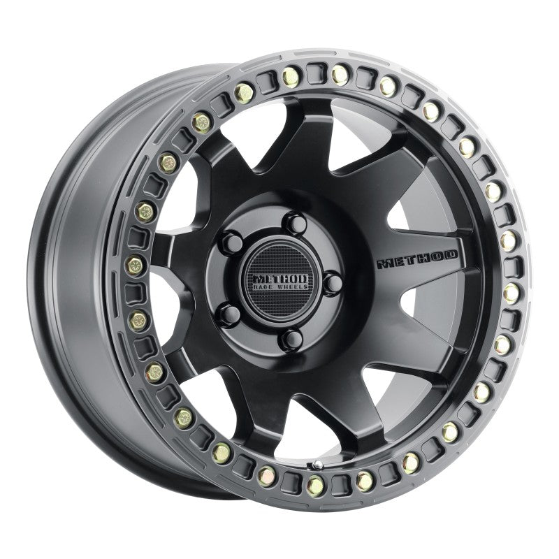 Method Mr108 17x9 -44mm Offset 5x5 71.5mm CB Matte Black w/BH-H24125-38 Wheel - Mammoth Racing -
