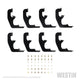 Westin 2019 Chevrolet Silverado/Sierra 1500 Double/CC Premier Oval Nerf Step Bar Mount Kit - Black - Mammoth Racing -