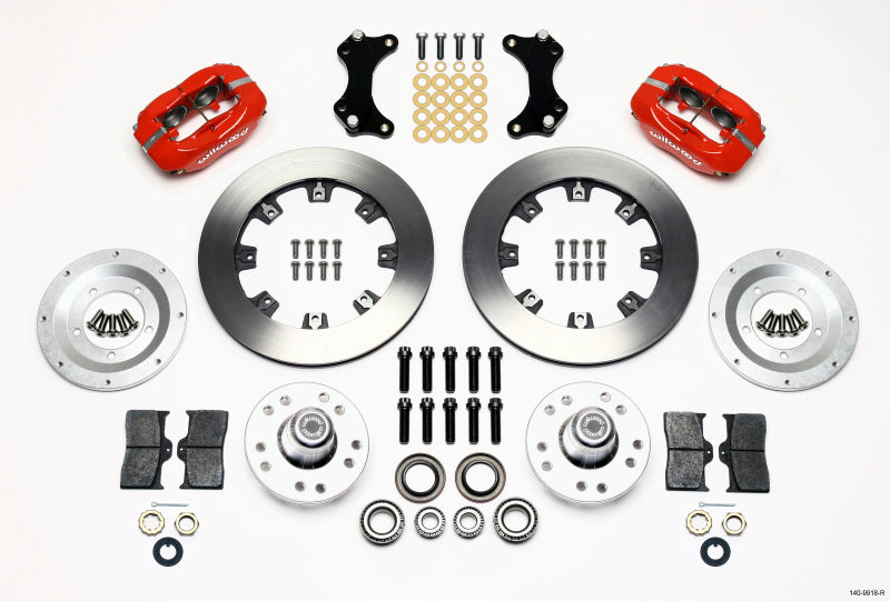 Wilwood Forged Dynalite Front Kit 12.19in Red WWE ProSpindle - My Store