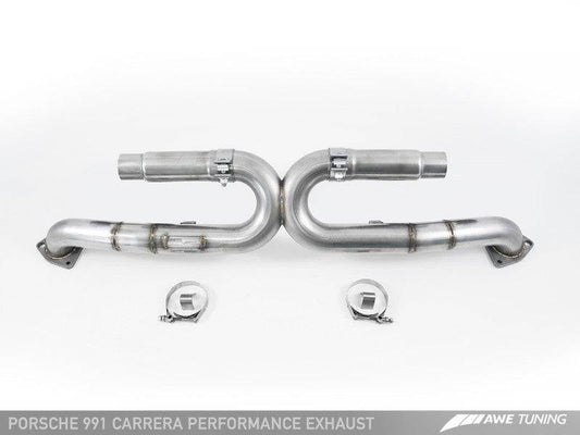 AWE Tuning 991 Carrera Performance Exhaust - Use Stock Tips - My Store