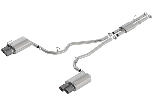 Borla 2020 Ford Explorer ST 3.0L V6 2.25in ATAK Exhaust - Carbon Fiber Tips - My Store