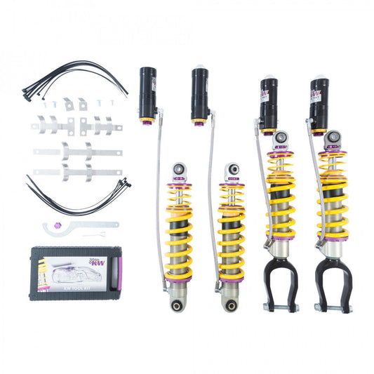 KW Coilover Kit V4 Bundle Audi R8 (4S) Coupe/Spyder w/o Magnetic Ride - Mammoth Racing -
