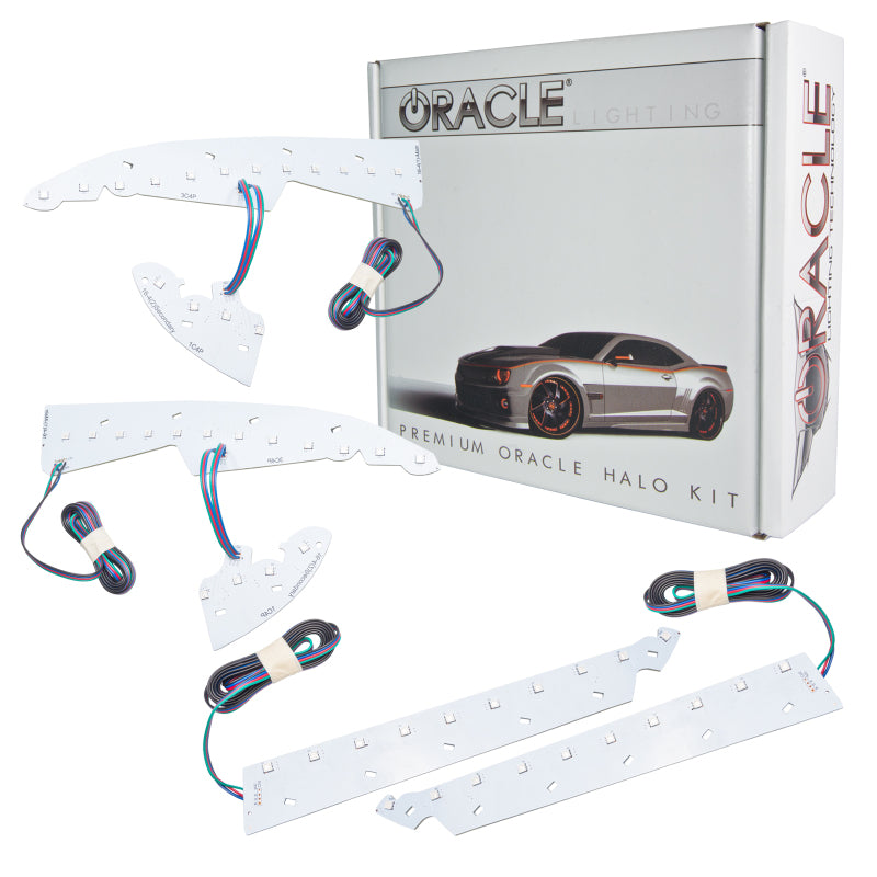 Oracle 14-15 GMC Sierra Headlight DRL Upgrade Kit - ColorSHIFT w/ 2.0 Controller - Mammoth Racing -