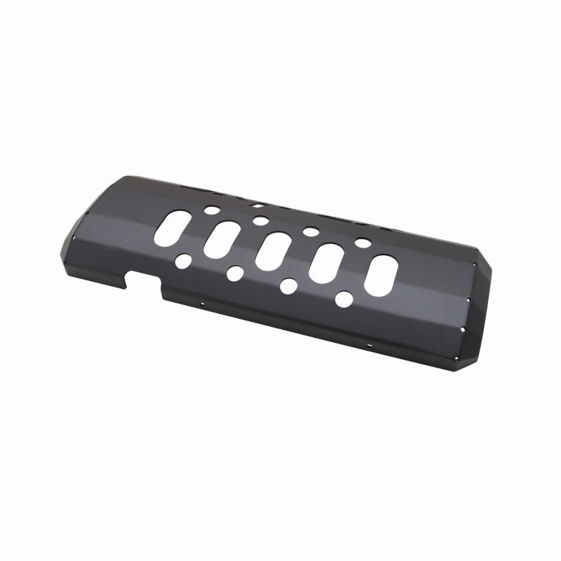 Westin/Snyper 07-17 Jeep Wrangler Muffler Skid Plate - Textured Black - Mammoth Racing -