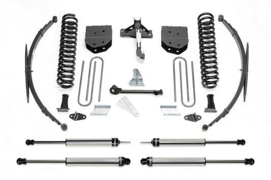 Fabtech 08-16 Ford F250/350 4WD 8in Basic Sys w/Dlss Shks & Rr Leaf Sprngs - Mammoth Racing -