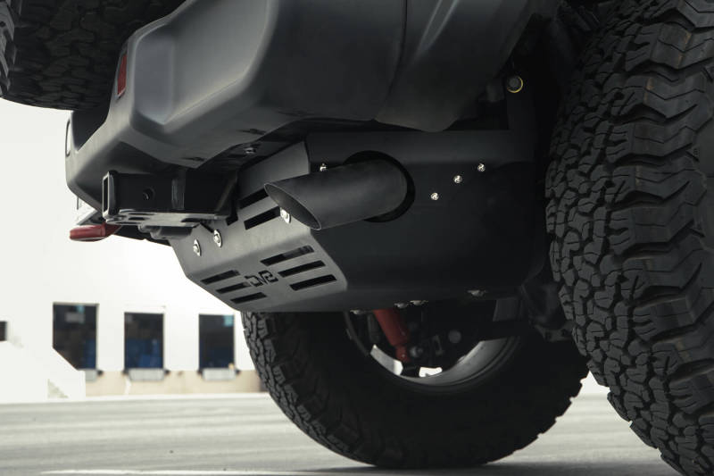 DV8 Offroad 20-22 Jeep Wrangler JL (3.0L Diesel) Rear Diff Skid Plate for Dana 44 - Mammoth Racing -