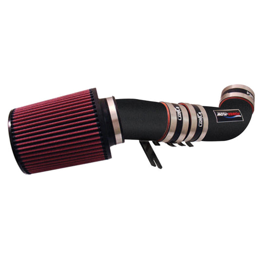 Injen 94-04 S10 Sonoma Jimmy Blazer 4.3L V6 Wrinkle Black Power-Flow Air Intake System - Mammoth Racing -