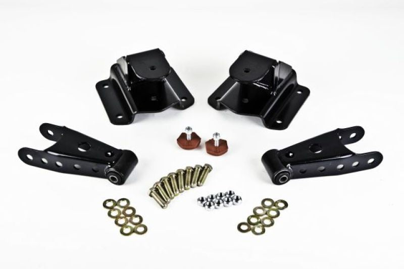 Belltech Shackle AND Hanger KIT 94-99 RAM 1500 StdCab 4inch - Mammoth Racing -