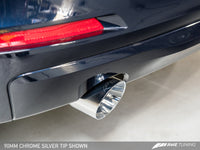 AWE Tuning BMW F30 320i Touring Exhaust w/Performance Mid Pipe - Chrome Silver Tip (90mm) - Mammoth Racing -