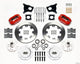 Wilwood Forged Dynalite Front Kit 12.19in Red AMC 71-76 OE Disc w/o Bendix Brakes - My Store