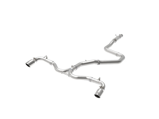 aFe Takeda 3-2.5in 304 SS Cat-Back Exh Sys w/Polished Tips 2018 Hyundai Elantra GT Sport I4-1.6L (t) - Mammoth Racing -