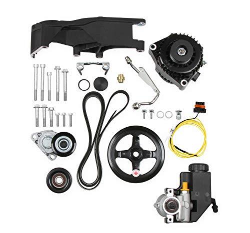 Holley 20-156bk GM LS Alternator & Power Steering Accessory Drive Kit GM LS-Seri - Mammoth Racing -20-156BK