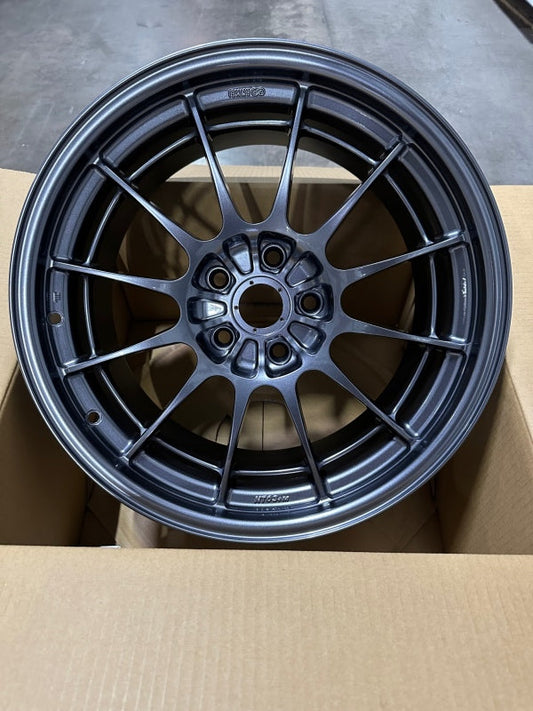 Enkei NT03+M 18x9.5 5x114.3 40mm Offset 72.6mm Bore Gunmetal Wheel - My Store