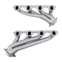BBK 79-93 Mustang 351 Swap Shorty Unequal Length Exhaust Headers - 1-5/8 Titanium Ceramic - Mammoth Racing -