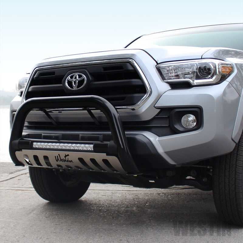 Westin 2016-2018 Toyota Tacoma Ultimate LED Bull Bar - Textured Black - Mammoth Racing -