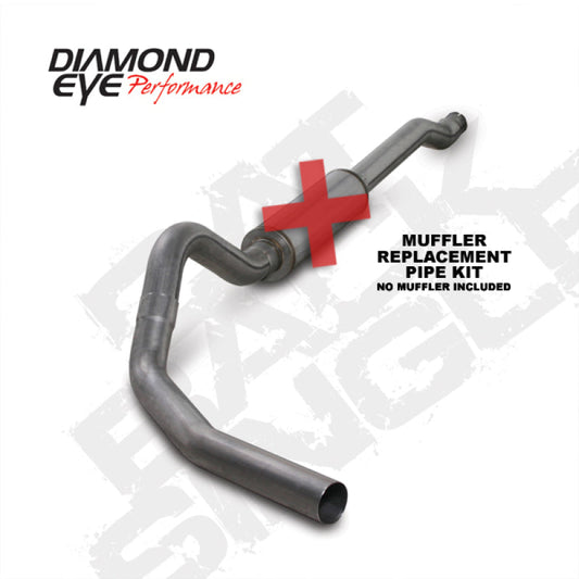 Diamond Eye KIT 4in CB SGL SS: 03-07 FORD 6.0L F250/F350 - Mammoth Racing -