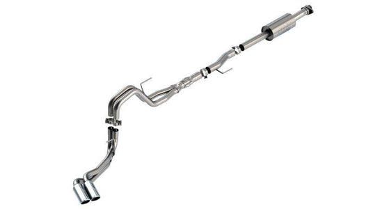 Borla F-150 2021 5.0L 4dr CC SB EC STB Lariat/KR/Platinum/LTD 3/2.25 DSE Cat-Back ATAK CHR Tips - Mammoth Racing -