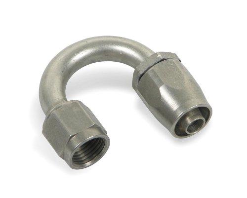 Earl's Performance 498016ERL Auto-Fit 180 Deg. AN Hose End Fitting Size: -16AN Female Hose End Size: -16AN Single Nipple Non-Adjustable Stainless Steel Bagged Packaging Auto-Fit 180 Deg. AN Hose End - Mammoth Racing -498016ERL