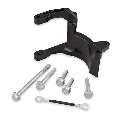Holley Black Low Mount A/C Bracket GEN 5 Lt4/lt1 Dry Sump Engines W/dse Subframe - Mammoth Racing -20-211B