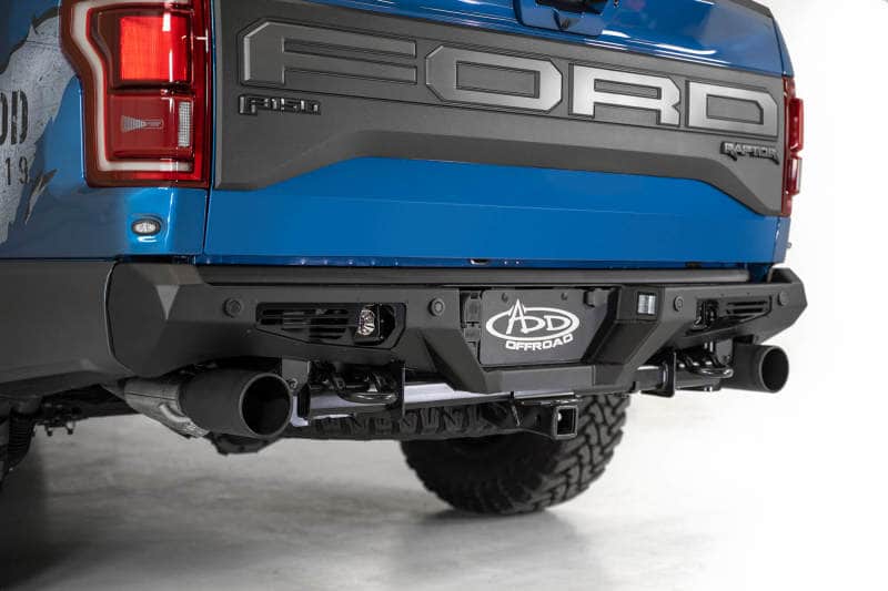 Addictive Desert Designs 17-20 Ford Raptor F-150 Bomber Rear Bumper w/ Backup Sensor Cutouts - My Store